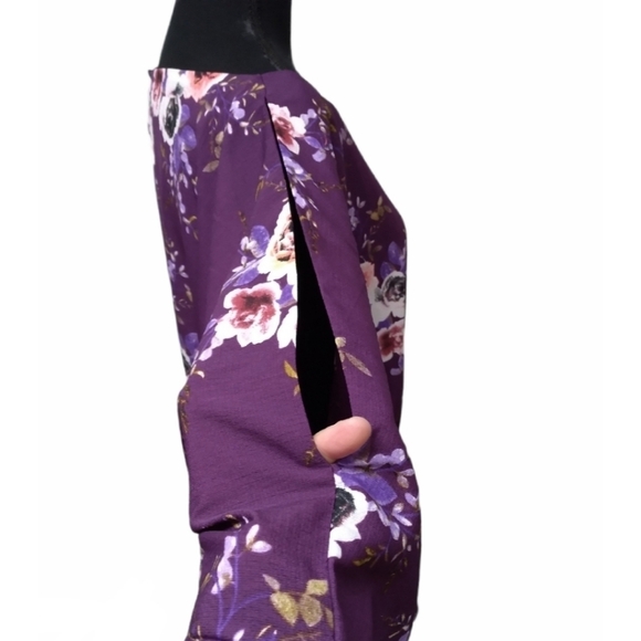 Suzanne Betro kimono style floral top size L - Picture 4 of 12